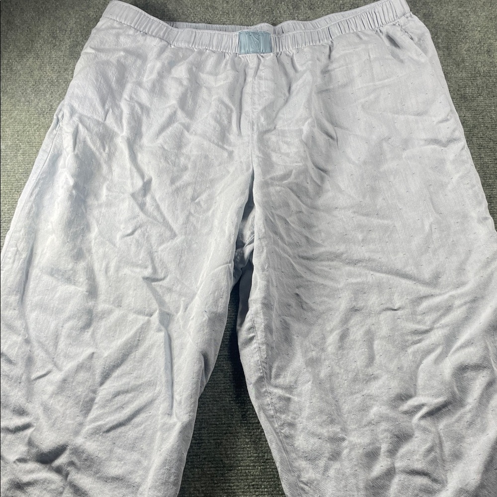 Victoria's Secret Light Gray Wide Leg Lounge Pants